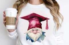 Watercolor Gnome Graduate PNG Clipart Product Image 3