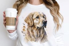 Watercolor Golden Dog PNG Clipart Product Image 3