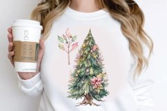 Watercolor Fairy Christmas Trees PNG Clipart Product Image 3