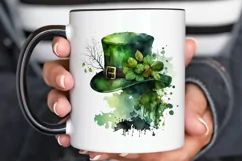 Watercolor Green Hat St.Patrick's Day PNG Clipart Product Image 3
