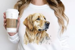 Watercolor Golden Dog PNG Clipart Product Image 3