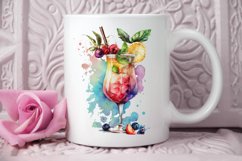 Watercolor Cocktail PNG Clipart Product Image 3