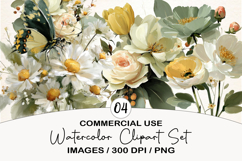 Watercolor Clipart Set Product Image 1