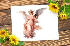Angel Statue Watercolor Sublimation Clipart Product Image 8