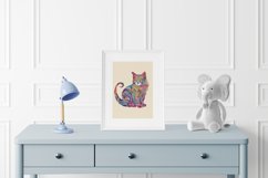 35 Watercolor Patterned Animals Clipart Product Image 10