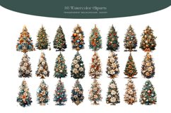 38 Watercolor Christmas Trees Clipart Product Image 2