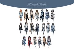 63 Watercolor Winter Fashion Clipart Product Image 2