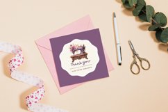 4 Watercolor Sewing Machines Clipart Product Image 3