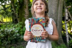 4 Watercolor Cute Animal Abstract Stamp Clipart Product Image 3