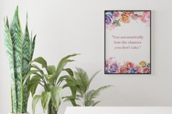 Watercolor Colored Pencil Pastel Roses Clipart Product Image 3