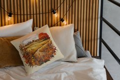4 Watercolor Autumn Field Clipart Product Image 3