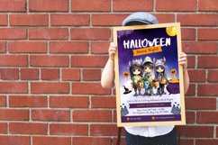 4 Watercolor Halloween Kids Clipart Product Image 3