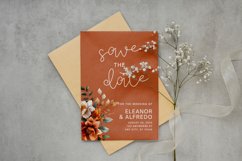 Watercolor Terracotta Flowers Clipart Product Image 3
