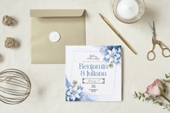 4 Watercolor Winter Flowers Clipart Product Image 3