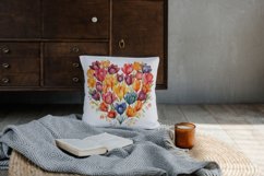 4 Watercolor Bright Tulips Clipart Product Image 3