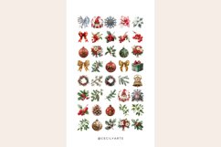 Watercolor Christmas Decors Clipart Product Image 3