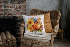 4 Watercolor Autumn Pumpkin Clipart Product Image 3