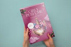 Watercolor Floral Perfume Clipart Product Image 3