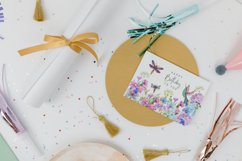 4 Watercolor Sparkling Dragonflies Clipart Product Image 3