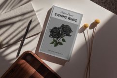Watercolor Colored Pencil Black Roses Clipart Product Image 3