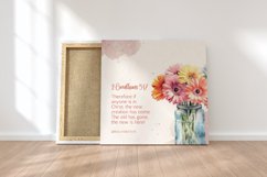 4 Watercolor Pastel Gerberas Clipart Product Image 3