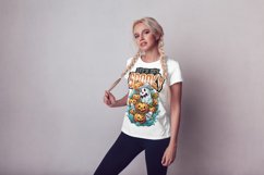 4 Watercolor Halloween T-shirt Print Clipart Product Image 3