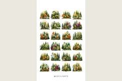 Watercolor Forest Landscape Clipart Bundle Product Image 3