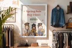 Watercolor Boho Fashion Clipart Product Image 3