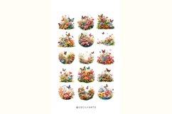 18 Watercolor Spring Garden Clipart Product Image 3