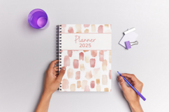 Watercolor Boho Summer Planner Clipart Product Image 3