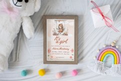 Watercolor Cute Girl on a Swing Clipart Product Image 3