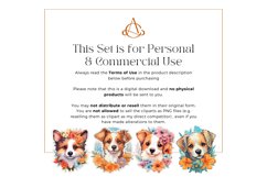 31 Watercolor Cute Puppies Clipart Product Image 4