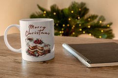 4 Watercolor Christmas Cakes Clipart Product Image 4