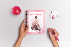 4 Watercolor Pink Fashion Clipart Product Image 4