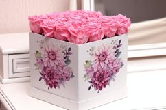 4 Watercolor Mauve Dahlia Clipart Product Image 4