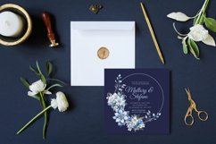 4 Watercolor Winter Flowers Clipart Product Image 4