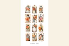 Watercolor Birdcage Journal Tag Cliparts Bundle Product Image 4