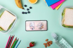 4 Watercolor Pastel Floral Dragons Clipart Product Image 4