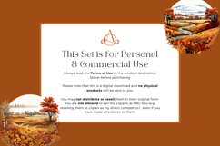 31 Watercolor Autumn Field Clipart Product Image 4