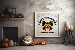 Watercolor Halloween Shabby Chic Skull Clipart Product Image 4
