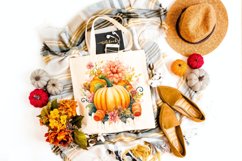 4 Watercolor Pumpkin Clipart Product Image 4