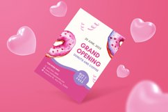 Watercolor Heart Donuts Clipart Product Image 4