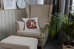 4 Watercolor Christmas Ornaments Clipart Product Image 4