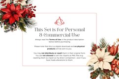 34 Watercolor Vintage Christmas Clipart Product Image 4