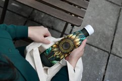 Sunflower Stained Glass Highland Cows Product Image 4