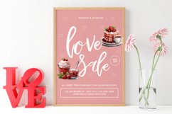 Watercolor Vintage Valentine Desserts Clipart Product Image 4
