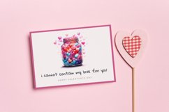 Watercolor Hearts in a Jar Clipart Product Image 4