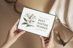 Watercolor Easter Lily Clipart Product Image 4