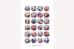 Watercolor Wedding Bouquet Clipart Bundle Product Image 4