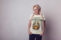 4 Watercolor Halloween T-shirt Print Clipart Product Image 4